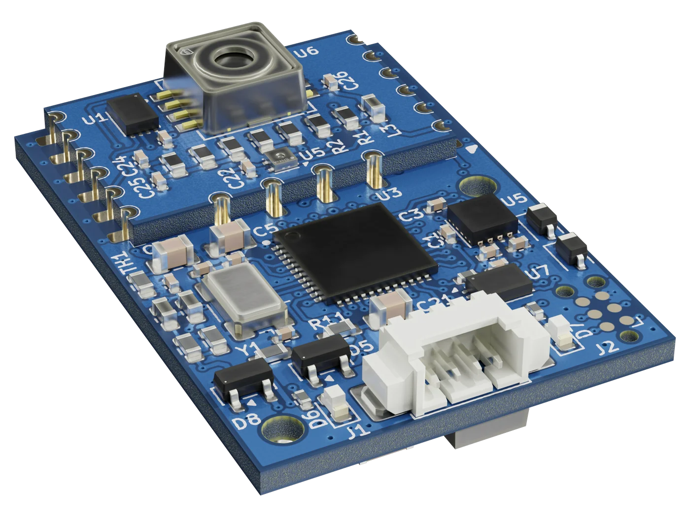 Daughter board Aeris per carrier Nexor - Modulo sensore pressione, umidità e temperatura - Nexilica - immagine 7
