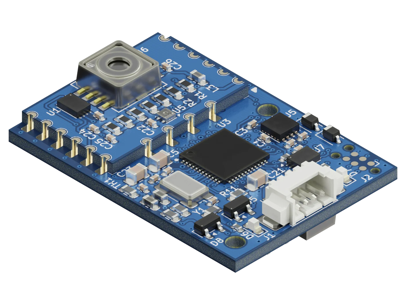Daughter board Aeris per carrier Nexor - Modulo sensore pressione, umidità e temperatura - Nexilica - immagine 5