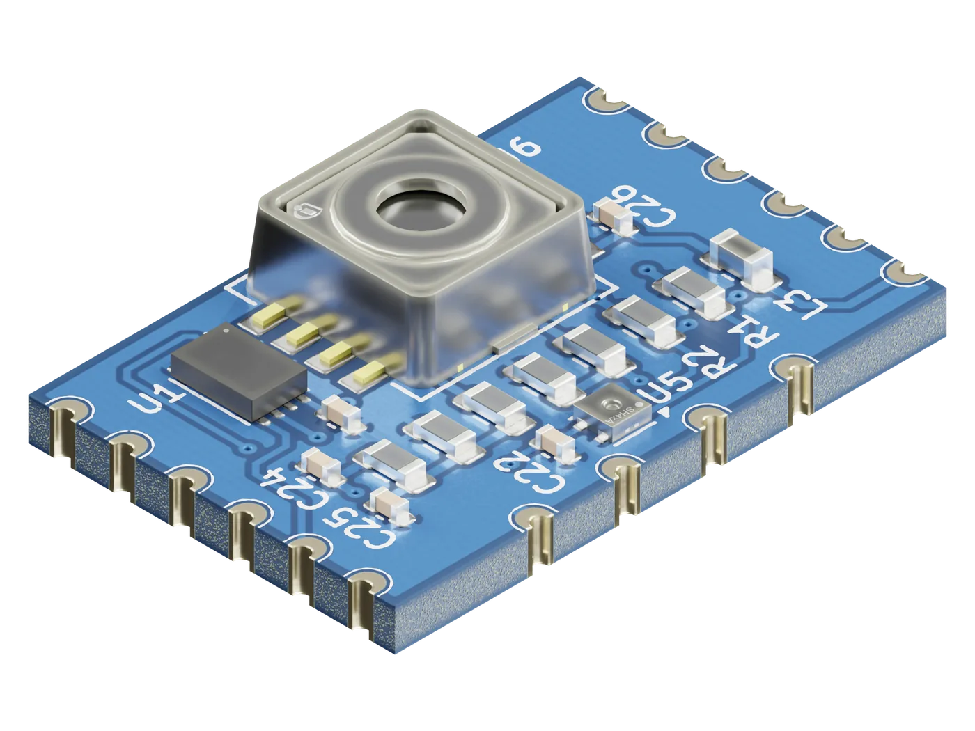 Daughter board Aeris per carrier Nexor - Modulo sensore pressione, umidità e temperatura - Nexilica - immagine 2