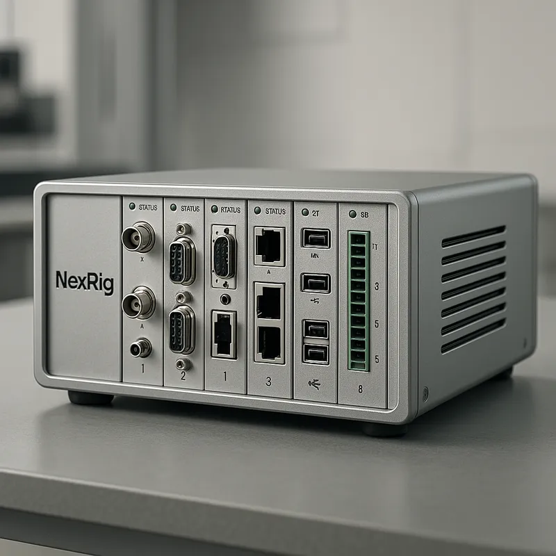 Banco di collaudo NexRig - piattaforma test elettronico modulare - Nexilica